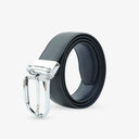 WESLEY REVERSIBLE BELT ONYX BLACK / NAVY BLUE