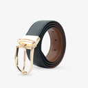 WESLEY REVERSIBLE BELT ONYX BLACK / BRITISH TAN