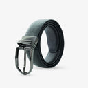 NOLAN CROCC PRINT REVERSIBLE BELT ONYX BLACK