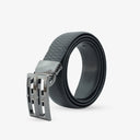 LOUIS DIAMOND PRINTED PROFILE BELT ONYX BLACK