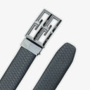 LOUIS DIAMOND PRINTED PROFILE BELT ONYX BLACK