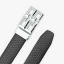 LOUIS DIAMOND PRINTED PROFILE BELT CHOCO BROWN