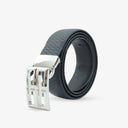 LOUIS DIAMOND PRINTED PROFILE BELT NAVY BLUE