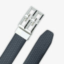 LOUIS DIAMOND PRINTED PROFILE BELT NAVY BLUE