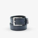 NORMAN EDGE BRAIDED PROFILE BELT NAVY BLUE