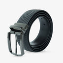 TRISTAN TRIPLE JUMP LEATHER BELT BLACK