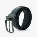 GEORGE PLAIN LEATHER BELT BLACK