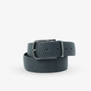 TRISTAN TRIPLE JUMP LEATHER BELT BLACK