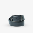 GEORGE PLAIN LEATHER BELT BLACK