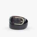 GLENNS STRIPED BROGUE PROFILE BELT