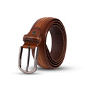 GLENNS STRIPED BROGUE PROFILE BELT