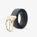 JASPER REVERSIBLE BELT ONYX BLACK / CHOCO BROWN