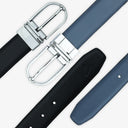 JASPER REVERSIBLE BELT ONYX BLACK / NAVY BLUE