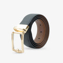 ADRIAN REVERSIBLE BELT ONYX BLACK / BRITISH TAN