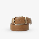 TRISTAN TRIPLE JUMP LEATHER BELT TAN