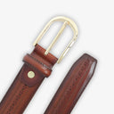 GLENNS STRIPED BROGUE PROFILE BELT