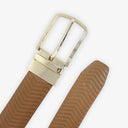 TRISTAN TRIPLE JUMP LEATHER BELT TAN